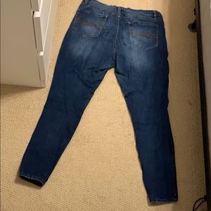 Dark wash jegging